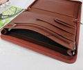 zipper portfolio with PU material 3