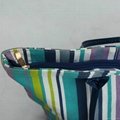 stripe decoration beach handbags  2