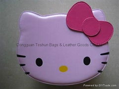 hello kitty box with PU material