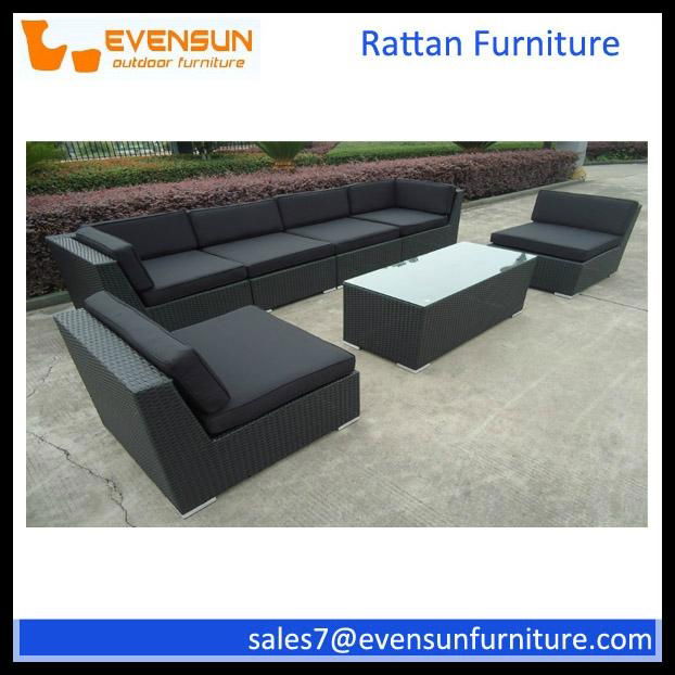 Living Room Luxury Rattan Sofa Sets 4