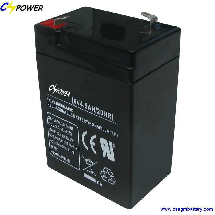6V4.5ah 20hr Rechargeable Lead Acid Battery for Emergency Light 5
