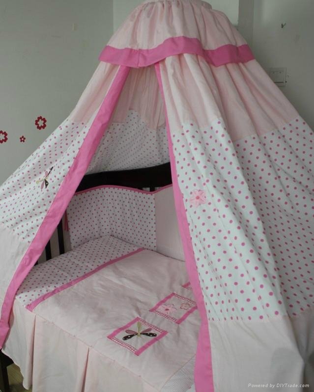 baby pink bedding set for girl 3