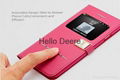 Smart Front Window S-View Case PU Leather Flip Case for iphone 6 2