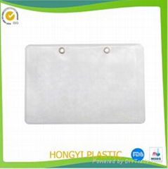 plastic id card pouch