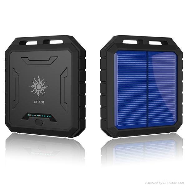 Rain-resistant Portable Solar Panel Power Bank 2