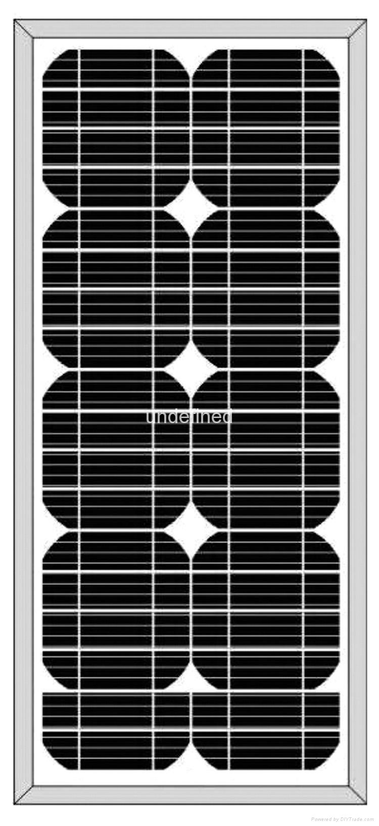 太陽能單晶片20W電池板