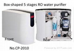 Box-shaped 5 stages RO water purifier