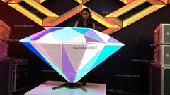 Diamond DJ booth for club P5 led display