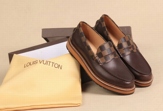 Hot sale LV mens causual shoes LV loafers Louis Vuitton Man loafers - lv 01 - lv mens Black ...