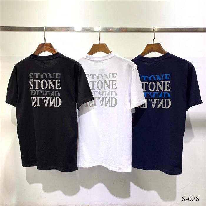 stone island t shirt men shirts  t hirts  logo printed M-3XL  5