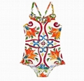 burberry Bikini kid bikini  girl tendy bikini top  swimsuit  kid beach wear
