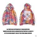 0ff white hoodies splicing sleeves bape jackets shark coat zip up hoodies
