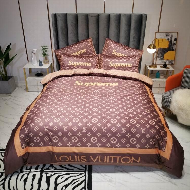               duvet cover     onogram bed sheet     edding sets 200*220cm 18
