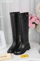 polar flat knee high boots landscape boots  LV boots heeled boots  monogram shoe