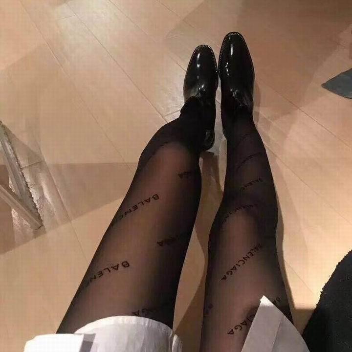 black logo Tights for women sexy leggings stockings