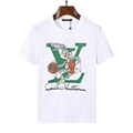  LV shirts round neck short sleeves louis vuitton shirt men lv t shirt