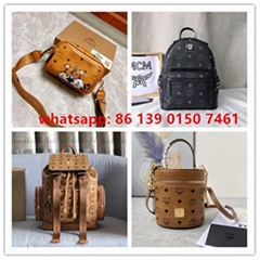 NEW Style rivet bag MCM Backpack Stud Backpack MCM Backpack women's BAGS