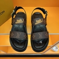  LV  sandals  Louis Vuitton Man flip flops lv slides women sandals flats