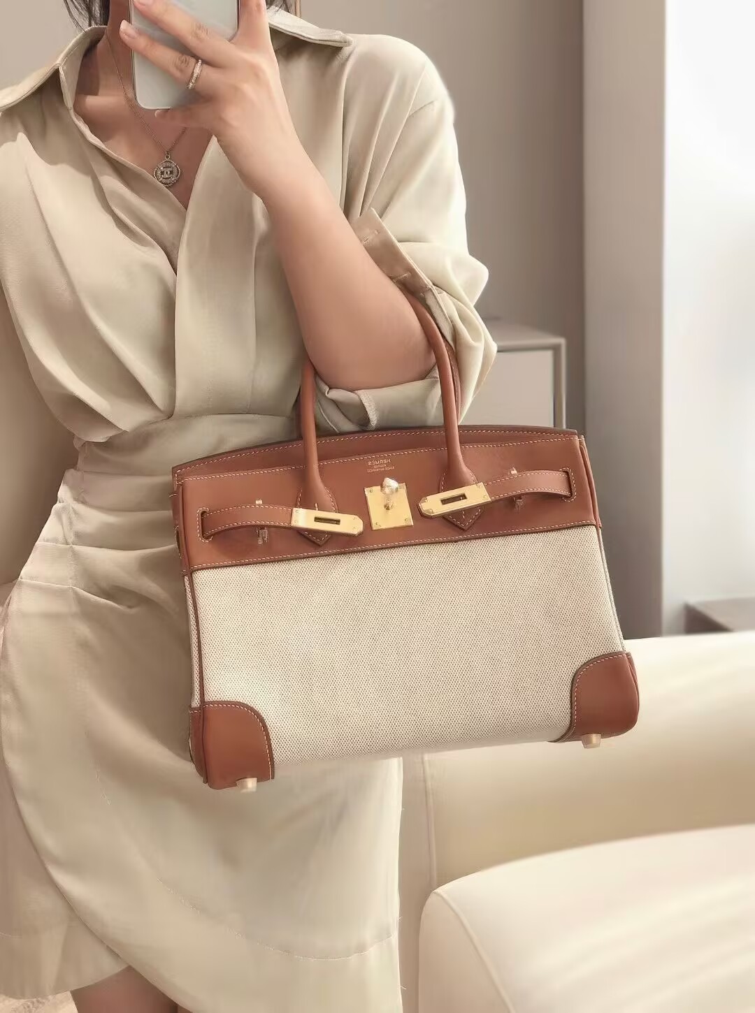        birkin handbags canvas shoulderbags women purse crossbody bag