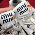 Miumiu  prelude sneakers tyre shoes female footwear  BOOTS women flats