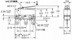 欧姆龙原装正品微动开关SS-5