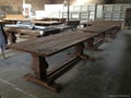 recycled wooden dining table 1