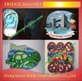 colorful holiday promotional gifts 3d pvc fridge magnet 1