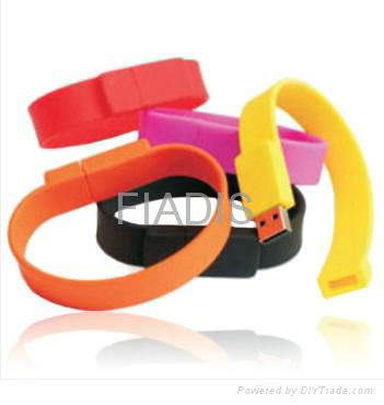 Offer Bracelet USB flash drive Genuine 4GB Wrist USB pendrive USB memory