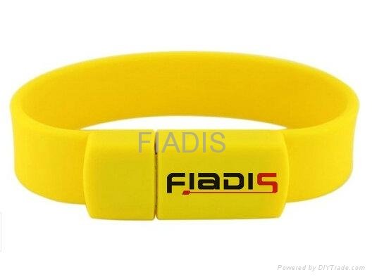 Offer Bracelet USB flash drive Genuine 4GB Wrist USB pendrive USB memory 2