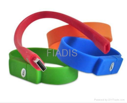 Offer Bracelet USB flash drive Genuine 4GB Wrist USB pendrive USB memory 4