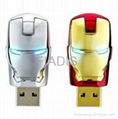 Factory Offer-Iron Man USB flash drive Genuine 32GB USB pendrive U disk 1