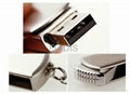 USB flash drive 64GB stainless steel U Disk silver Card Memory Stick Drives 2