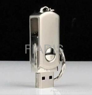 USB flash drive 64GB stainless steel U Disk silver Card Memory Stick Drives