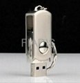 USB flash drive 64GB stainless steel U Disk silver Card Memory Stick Drives