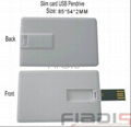 Factory Offer-Genuine 8GB Credit Card USB flash drive USB pendrive U disk 2