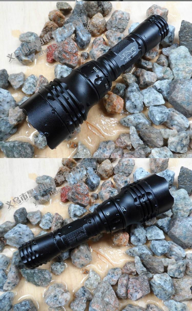 Dive Flashlight Deeps Morn Than 50 Meters T6 LED Metal hull High Waterproof 5