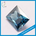 Rectangle blue synthetic diamonds prices 2