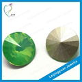 Wholesale round green cubic synthetic stone 1