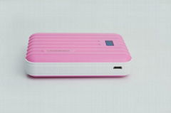 6000mAh Polymer Power Bank with Removable Charging Cable