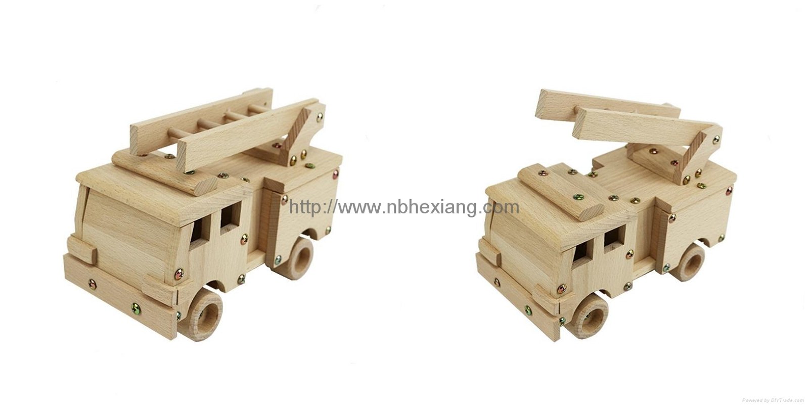 5 Transportation Styles Cube Wood Assembly Toy 3