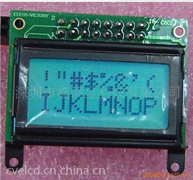 供应较小尺寸点阵字符液晶显示模块C802-1 3