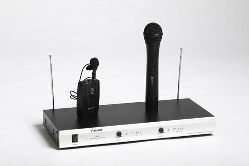 V330-VHF 2x wireless microphones