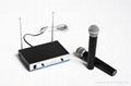 V210-VHF 2x wireless microphones  1