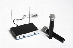 V210-VHF 2x wireless microphones 