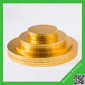 2014 gold sheet round cake base boards