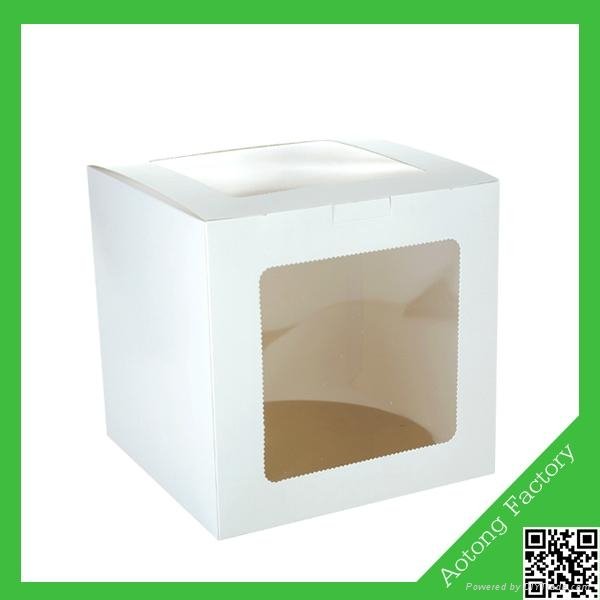 China wholesale white 10inch cake box