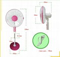 16 inch stand fan pedestal fan with fashionable design for home and offfice opti 2