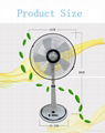 16 inch stand fan pedestal fan with fashionable style exported to Korea 2