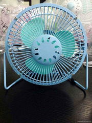 4/6 Inch USB Mini Fan with Different Colors