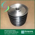 Ceramic coated wire cable drawing pulley  3